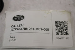 OIL SEAL (27X43X7) 91261-ME9-005 1983 Honda VT750C Shadow