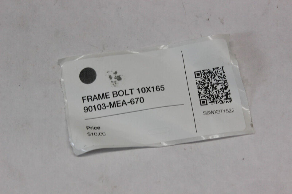 FRAME BOLT 10X165 90103-MEA-670 2005 Honda VTX1300S