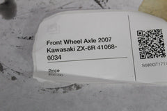 Front Wheel Axle 2007 Kawasaki Ninja ZX-6R 41068-0034