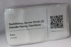 Saddlebag Screw Knob (2) Handle Harley Davidson
