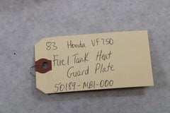 Fuel Tank Heat Guard Plate 50189-MB1-000 1983 Honda VF750