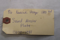 Sound Arrester Plate 13270-1081 1986 Kawasaki Voyager ZG1200