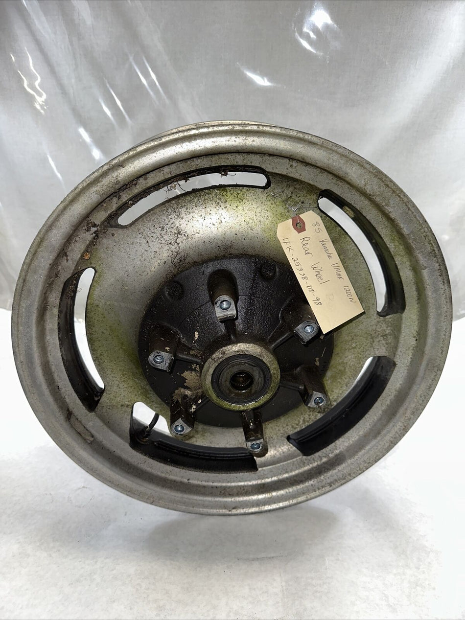Rear Wheel Rim 15” X 3.5” 1985 Yamaha V-Max 1200 1FK-25338-00-98