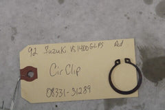 CirClip 08331-31289 1992 Suzuki Intruder VS1400