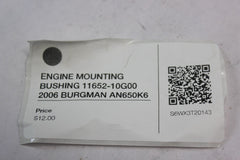 ENGINE MOUNTING BUSHING 11652-10G00 2006 BURGMAN AN650K6