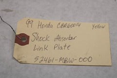 OEM Honda Motorcycle 1999 CBR600F4 Shock Absorber Link Plate 52461-MBW-000