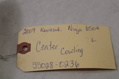 Center Cowling Left 55028-0236 2009 Kawasaki 650R Ninja EX650C9F