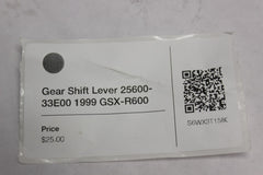 Gear Shift Lever 25600-33E00 1999 Suzuki GSX-R600