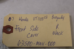 Front Side Cover Right (Black) 63500-MAH-000 2007 Honda Shadow Sabre VT1100C2