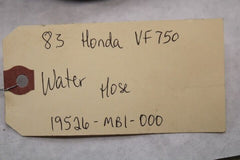 Water Hose 19526-MB1-000 1983 Honda VF750