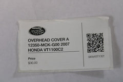 OVERHEAD COVER A 12350-MCK-G00 2007 HONDA VT1100C2