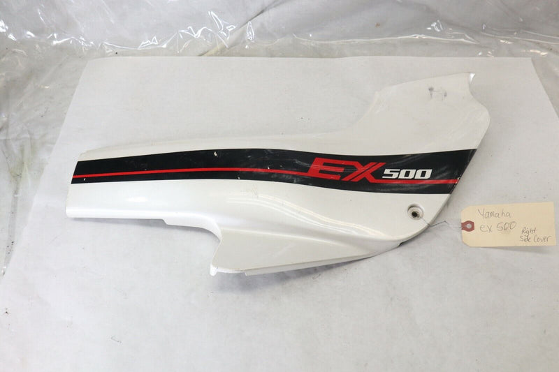 OEM Kawasaki RIGHT Side Cover White 1989 EX500 EX 500 36010-5112-R1