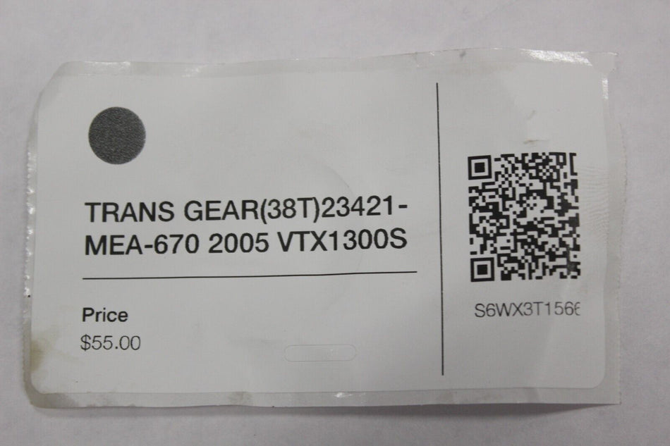 TRANS GEAR (38T) 23421-MEA-670 2005 Honda VTX1300S