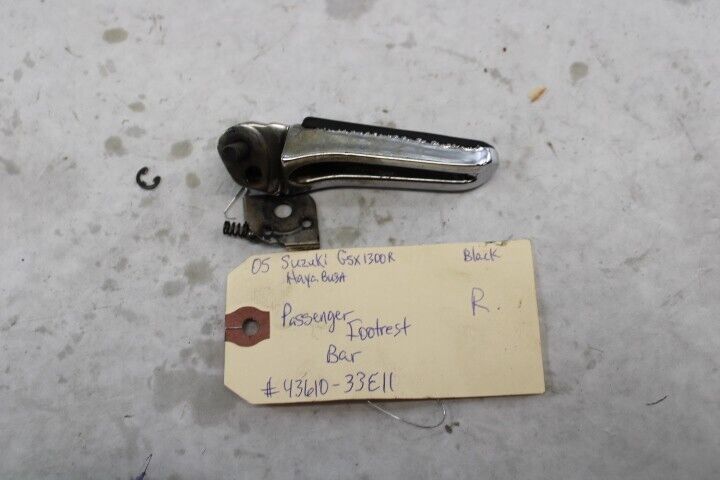 OEM Suzuki Motorcycle 2005 GSX1300R Passenger Footrest Bar Peg RIGHT 43610-33E11