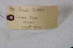 1982 Suzuki GS1100G Z License Plate Bracket 35927-49031