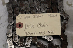 Drive Chain 405A3-MM5-670 1987 Honda CBR1000F Hurricane