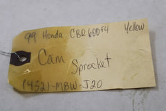 Cam Sprocket 14321-MBW-J20 1999 Honda CBR600F4