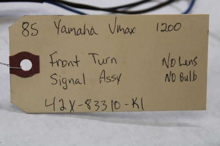 Front Turn Signal Assy Left 42x-83310-K1 1990 Yamaha Vmax VMX12 1200