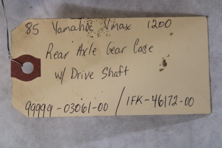 Rear Axle Gear Case w/Driveshaft 99999-03061-00,1FK-46172-00