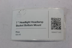 7 " Headlight Headlamp Bucket Bottom Mount