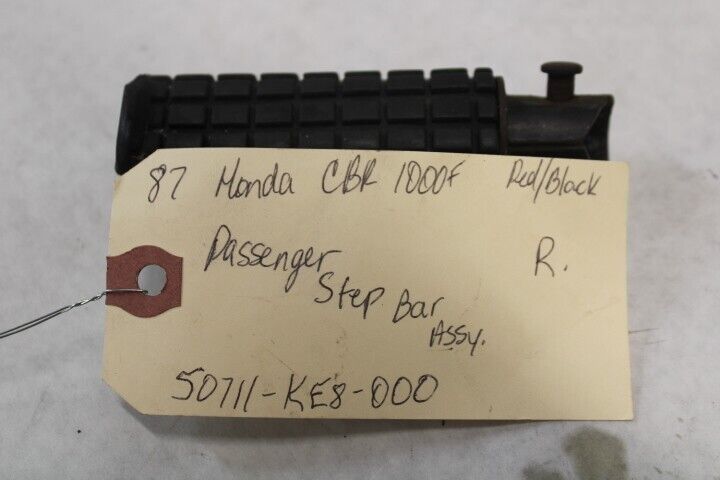 Passenger Step Bar RIGHT 50711-KE8-000 1987 Honda CBR1000F Hurricane