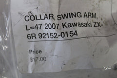 COLLAR, SWING ARM, L=47 2007 Kawasaki ZX-6R 92152-0154