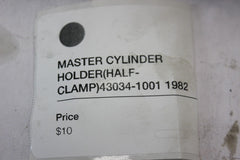 MASTER CYLINDER HOLDER (HALF-CLAMP) 43034-1001 1982 Kawasaki Spectre KZ750N