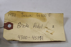 1982 Suzuki GS1100G Z Brake Pedal 43110-45351