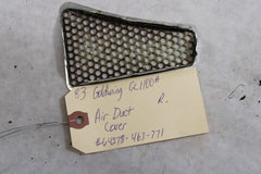 Air Duct Cover RIGHT 64278-463-771 1983 Honda Goldwing GL1100