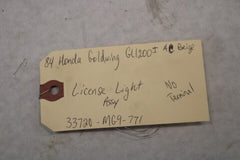 License Light (No Terminal) 33720-MG9-771 1984 Honda Goldwing GL1200A