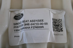 SINGLE SEAT ASSY (SEE PHOTOS) 3HE-24710-00-00 1994 YAMAHA FZR600R