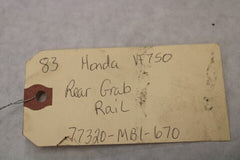 Rear Grab Rail 77320-MB1-670 1983 Honda VF750