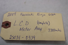 L.C.D. Meter Assy (Complete) 25031-0339 2009 Kawasaki 650R Ninja EX650C9F