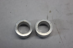 Wheel Spacer (2) Polished 3/4 Axle .75 Wide Harley Davidson