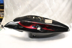 Frame Cover (Black w/ Red Flames) 47110-02FK0-0JW OEM Suzuki  2002 TL1000