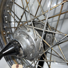 OEM Harley Davidson Front Single Hub Wheel 16" X 3" Chrome Spoke