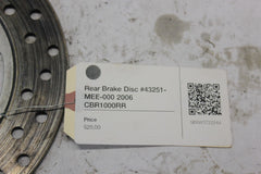 Rear Brake Disc #43251-MEE-000 2006 CBR1000RR