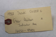 1982 Suzuki GS1100G Z Gear Position Indicator Assy 36450-49401
