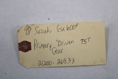 Primary Driven Gear 75T 21200-26833 1998 Suzuki Katana GSX600