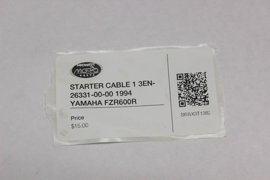 STARTER CABLE 1 3EN-26331-00-00 1994 YAMAHA FZR600R