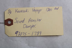 Sound Arrester Damper 92075-1789 1986 Kawasaki Voyager ZG1200