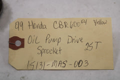 Oil Pump Drive Sprocket 25T 15131-MAS-003 1999 Honda CBR600F4